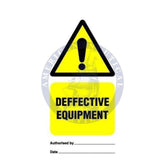 Marine Temporary Tie Tag: Tie tag, Defective equipment - Pack of 10